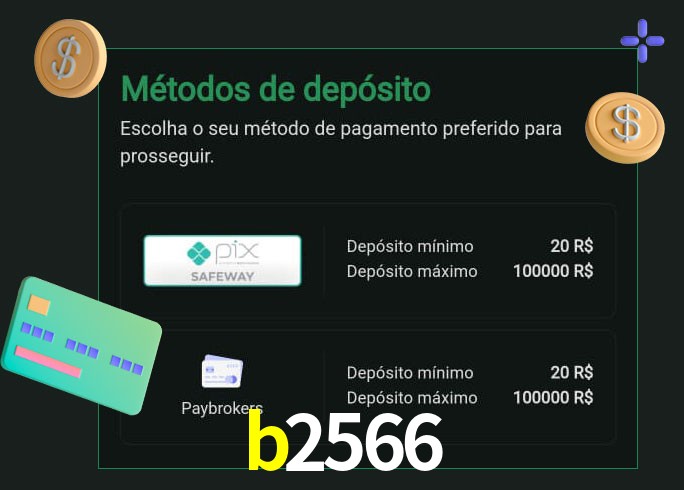 O cassino b2566 oferece uma grande variedade de métodos de pagamento